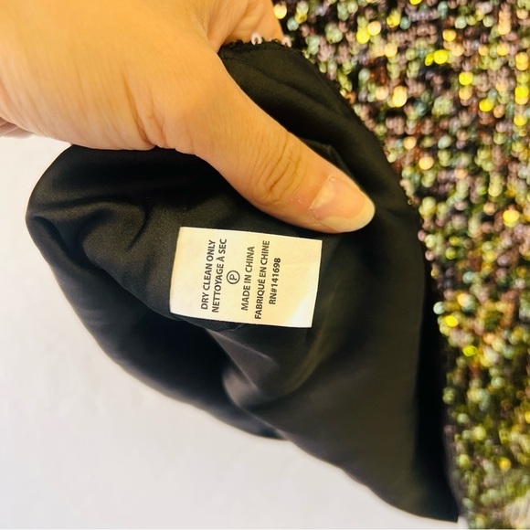 Ramy Brook New York Ombré Grey Green Sequin Tank 8 - Picture 7 of 13